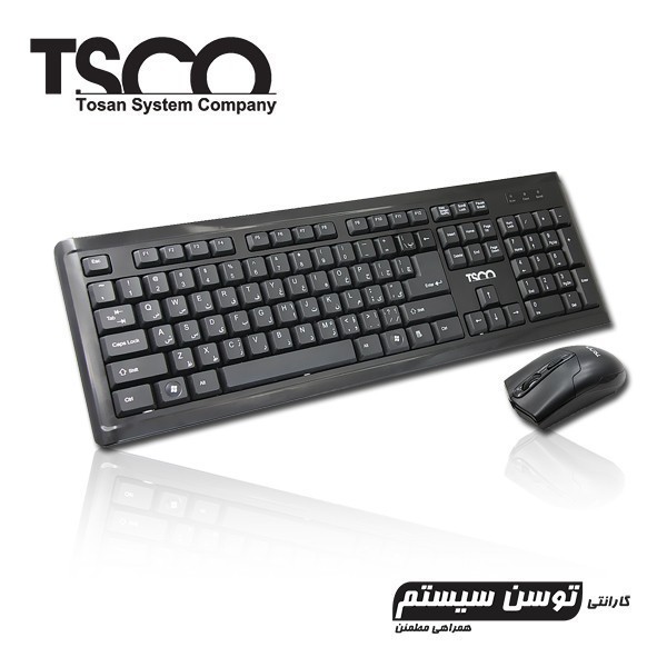 TSCO-TKM-8050 ست ماوس و کیبورد تسکو مدل TKM 8050 باسیم - Image 1