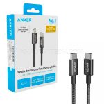 کابل شارژ تبدیل USB-C به USB-C انکر مدل ANKER A8756H11 100W PD TYPE-C مشکی به طول 1 متر